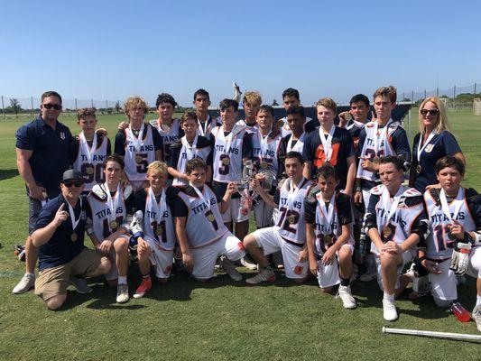 Team 91 Titans of Parkland FL winning IMG National Championship (Oct 2018)