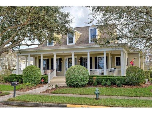 Golf Front! One-of-a-Kind Custom Estate Home overlooks the 3rd Hole of Celebration's Robert Trent Jr. Golf Course.