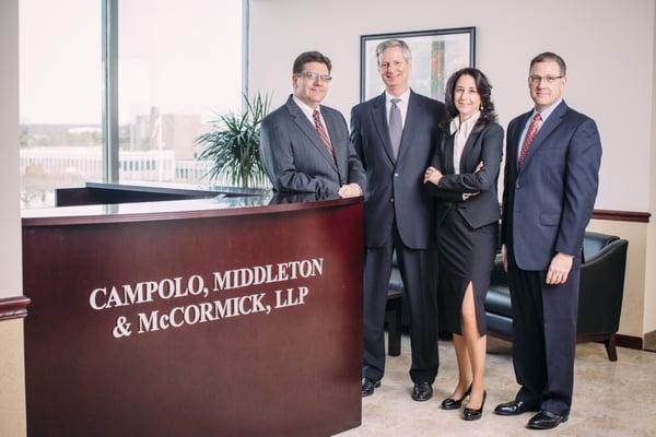 Joe Campolo, Patrick McCormick, Christine Malafi, Scott Middleton