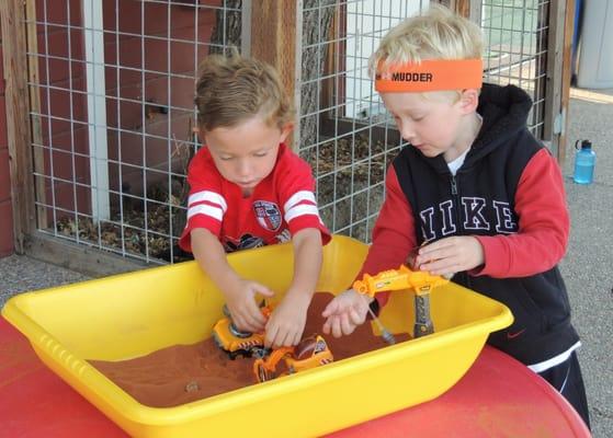 Purposeful play in the Seven Hills preschool!