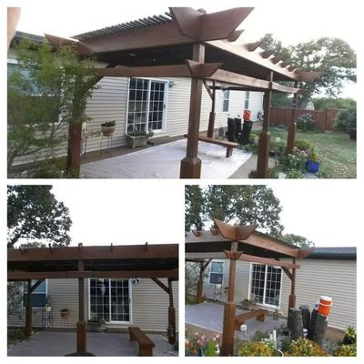 Pergola installation