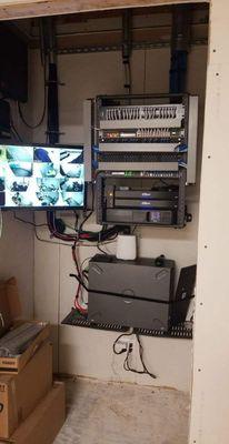 New install of voice, data and surveillance cameras at a law office