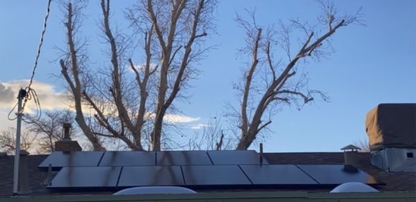 My solar panels from Affordable Energy Partners. Alburquerque New Mexico.