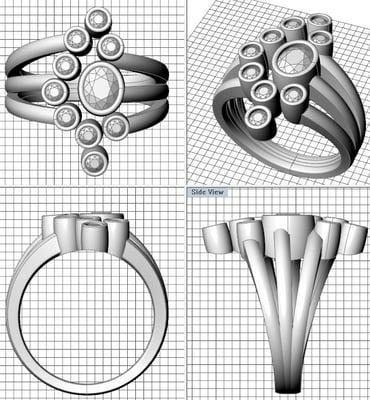 CAD of Custom Ring