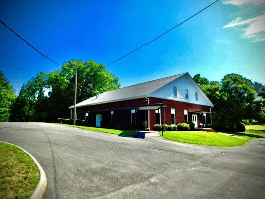 The Annex is where our infants, children and youth meet in various rooms inside.  It's also a great place to share a meal and fellowship.