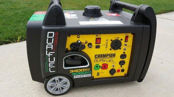 Generator rental $45 day use.