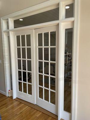 Custom French doors