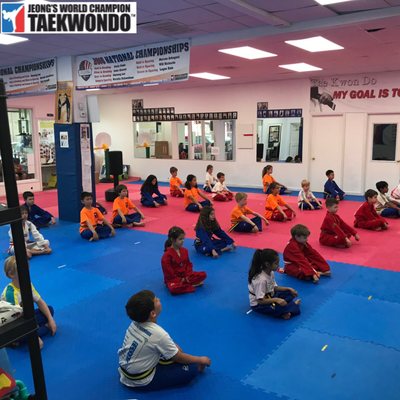 Taekwondo class