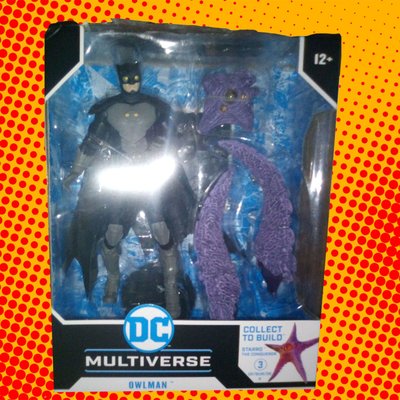 Owlman damaged package on top of the package.