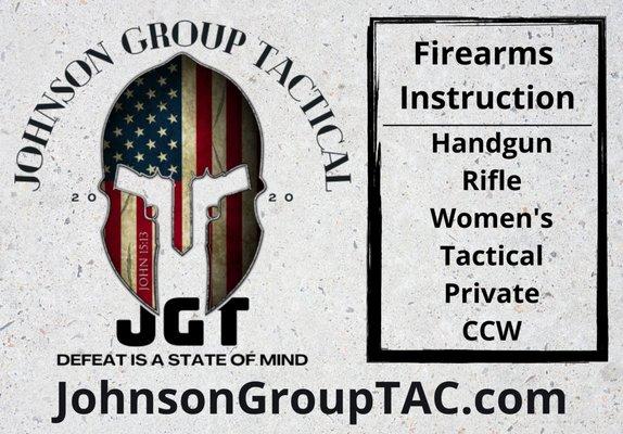 We offer all levels of Handgun & Rifle Training. Beginner to Advanced. Including Private One-on-One. NEVER STOP TRAINING!