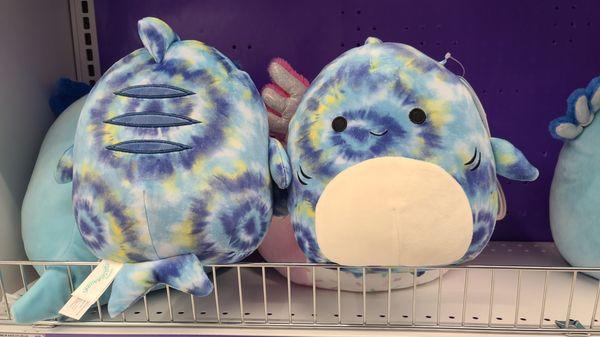 This Blue Tie Dye Shark Squishmallow is cute  07-10-2022