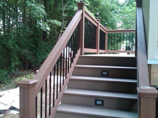 new deck in Burlinton, NC