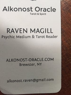 Raven is also amazing! I had a reading that was so in tune with what is going on in my life.