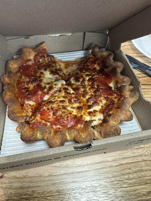 Double down pizza