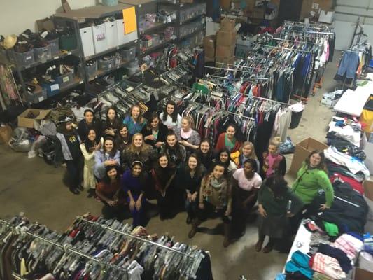 Women Giving Back - providing free-of-charge clothing to women and children in crisis