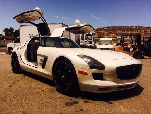 custom exhaust on SLS