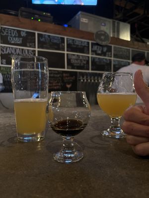 Two hazy brews and an imperial stout for dessert