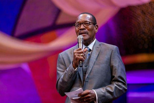 Bishop Blake during Christmas at the Cathedral 2019.