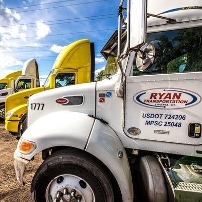 Ryan Transportaion trucks.