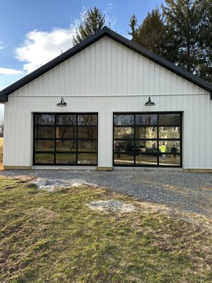 Full vision garage doors