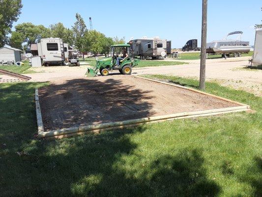 Gravel Parking Pad