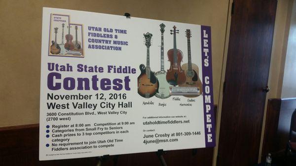 The World Series of Utah State Fiddle Competitions is here!