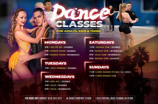 We're excited to announce that we've added even more fantastic classes to our weekly schedule! Please take a look at our flyer