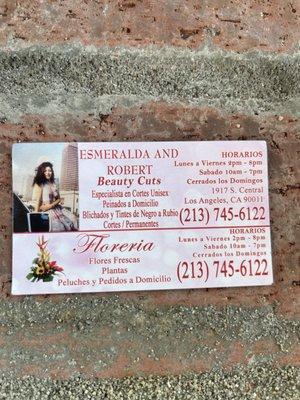 Esmeralda & Roberts beauty cut