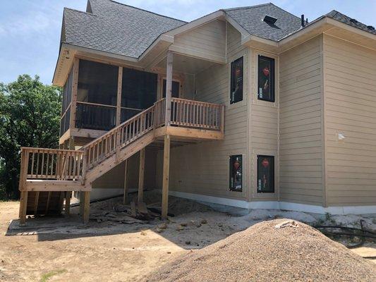 Screened-in porch