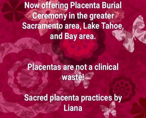 Burial of The Placenta Ceremony