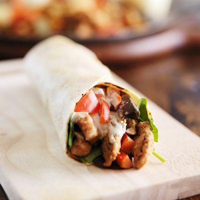 Greek Chicken Wrap