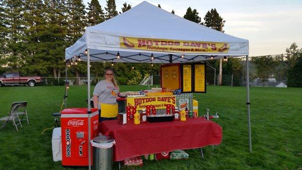 "HOTDOG DAVE'S" The COOLEST Cart in KITSAP COUNTY!!!!