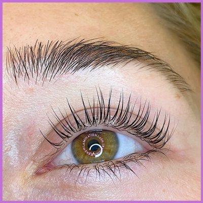 We never tire of lash lift & tint