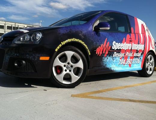 We design, print, and install car wraps in Charlotte!