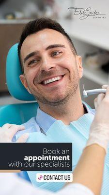 Orthodontics, root canals, dental implants, & our specialty Smile Design - all under one roof! Book your appointment now!  #DentalCare