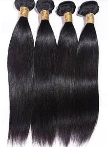 7(A) 100% Virgin Human Hair Straight  3-bundle Deal in Malaysian, Peruvian and Brazilian. Available in 12-30 inches