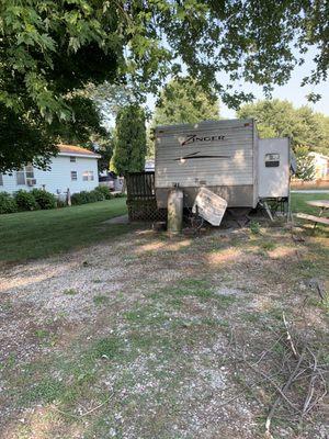 Example of what the campground looks like. There are very few camping spots, most are residential.