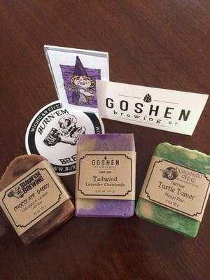 Soaps made using Indiana beers!