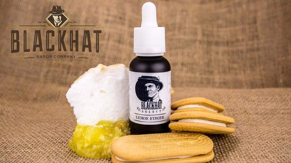 Lemonfinger is a delicious lemon meringue sugar cookie flavor only at Blackhat