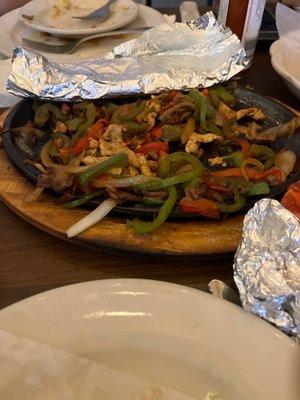 Chicken steak fajitas! So good!