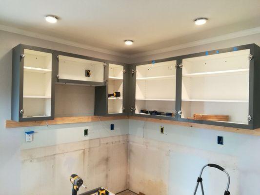 cabinet installation