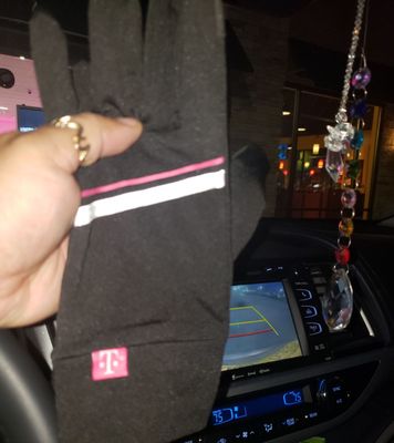 Freebie T Mobile gloves