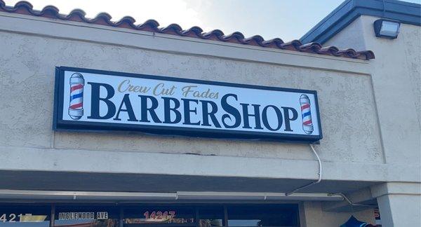 Come visit us at our new barber shop