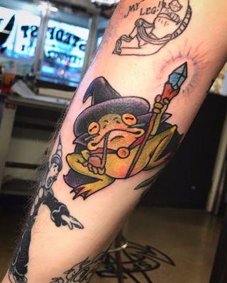 Frog Wizard tattoo