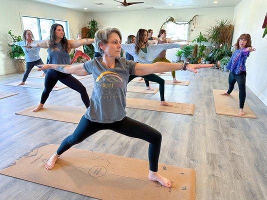 These are our instructors during a photo shoot- we respect your privacy and will never take photos during a regular class.