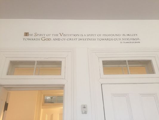 Quote on Novitiate Room