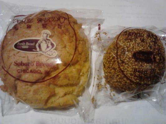 Soboro bread & Bean bread