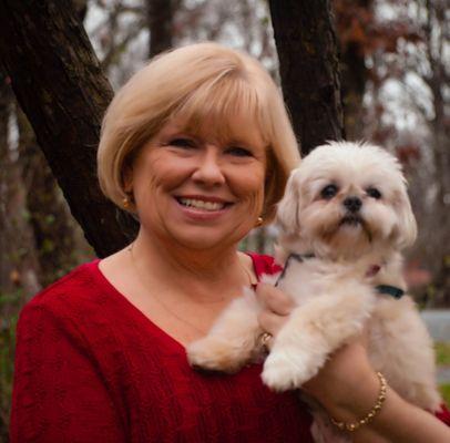 Cindy & Spanky (Spanky has made the office his home and has been working with the team for 15 years now!)