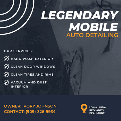 Legendary Mobile Auto Detailing