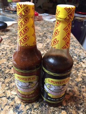 Hard to believe how much flavor these hot sauces have.